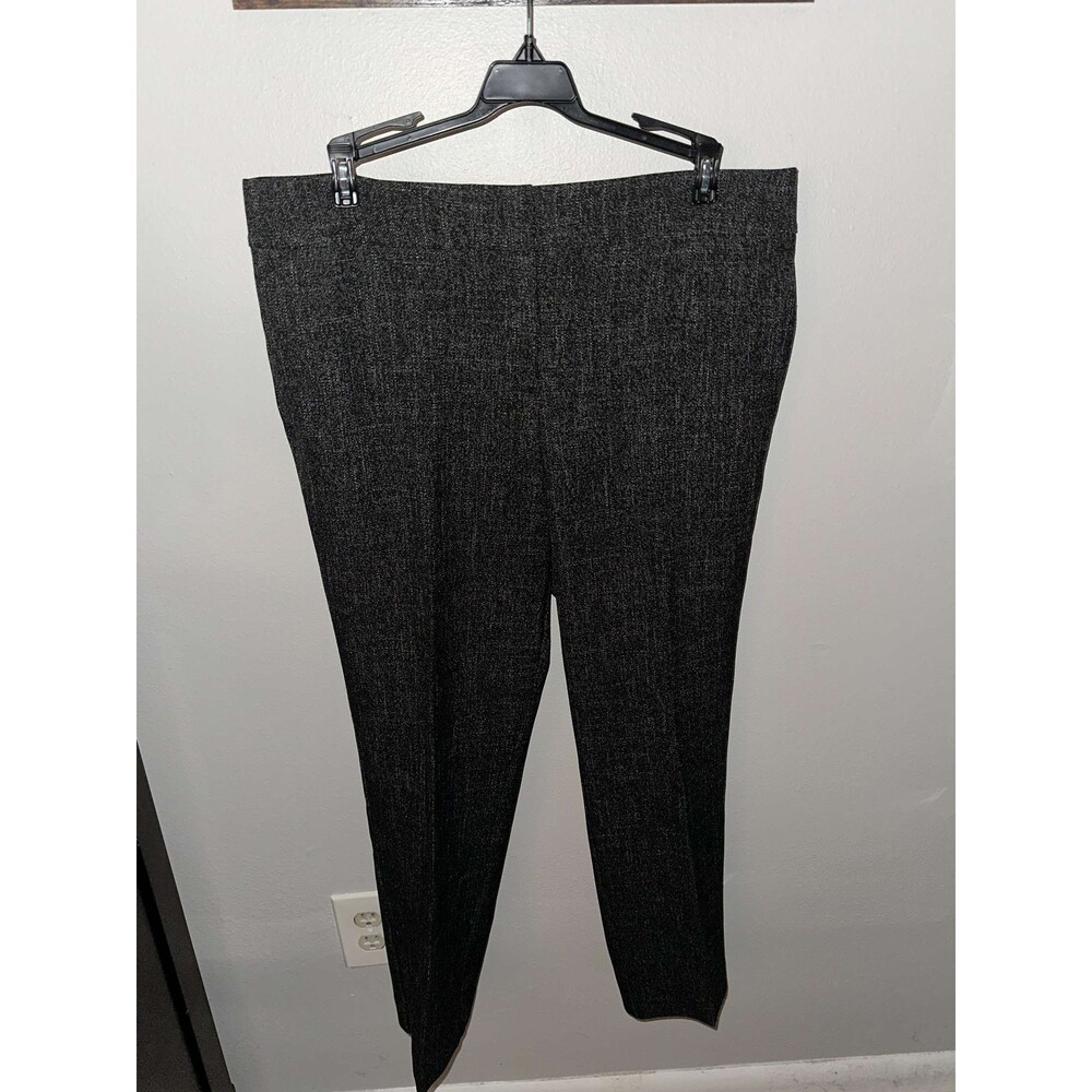 Ann Taylor Factory Women's Dress Pants Size 8 Black White Houndstooth Straight